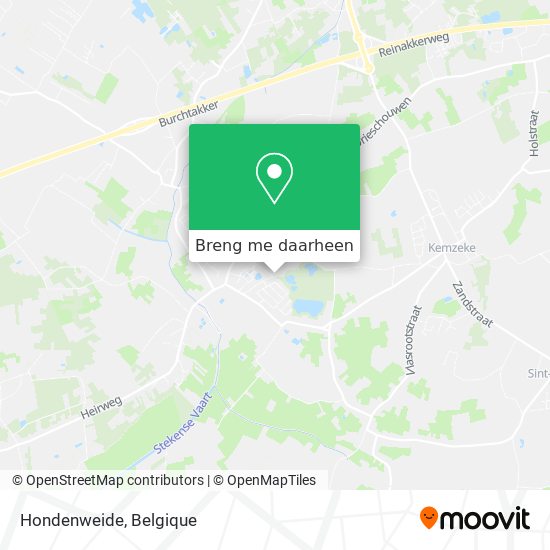 Hondenweide kaart