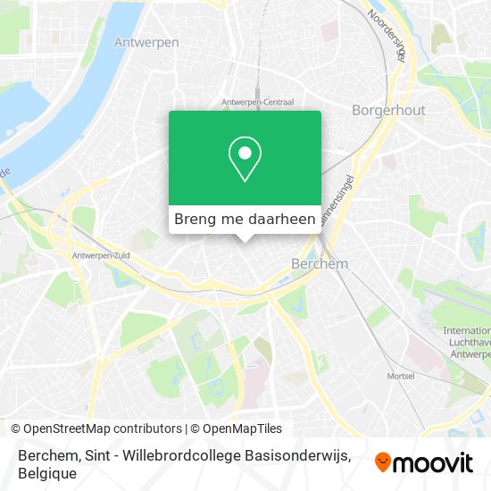 Berchem, Sint - Willebrordcollege Basisonderwijs kaart