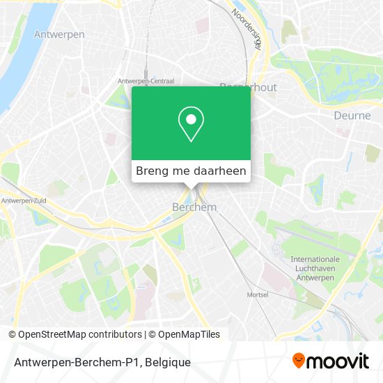 Antwerpen-Berchem-P1 kaart