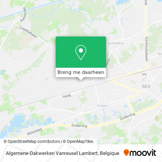 Algemene-Dakwerken Vanreusel Lambert kaart