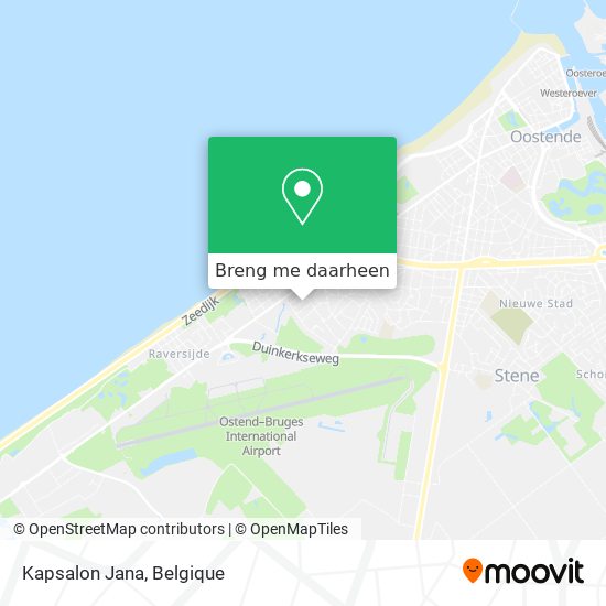 Kapsalon Jana kaart