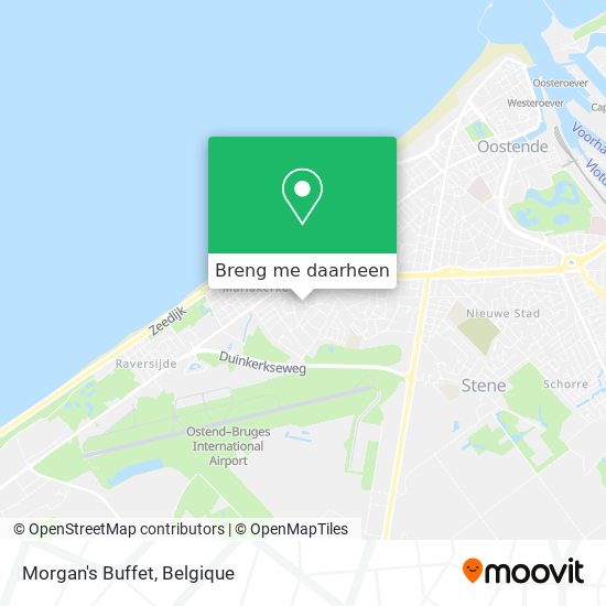 Morgan's Buffet kaart