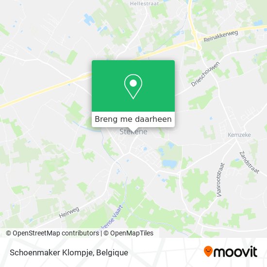Schoenmaker Klompje kaart