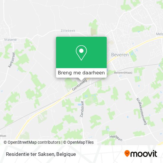 Residentie ter Saksen kaart