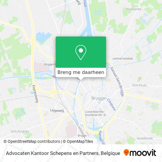 Advocaten Kantoor Schepens en Partners kaart