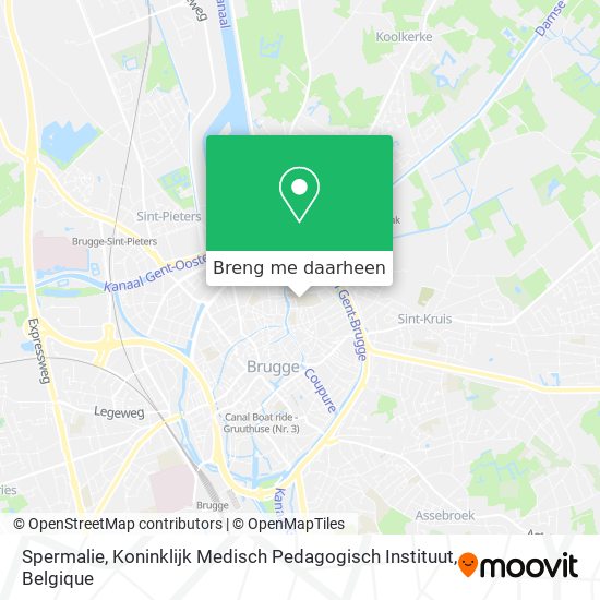 Spermalie, Koninklijk Medisch Pedagogisch Instituut kaart