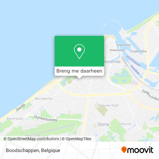 Boodschappen kaart