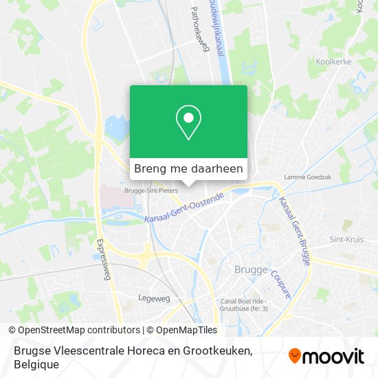 Brugse Vleescentrale Horeca en Grootkeuken kaart