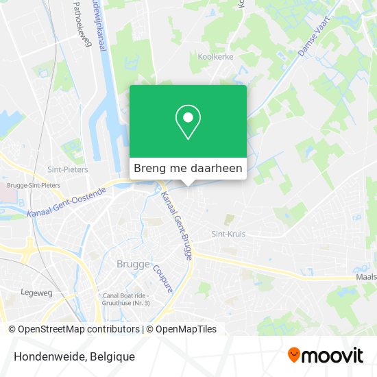 Hondenweide kaart