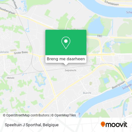 Speeltuin J Sporthal kaart