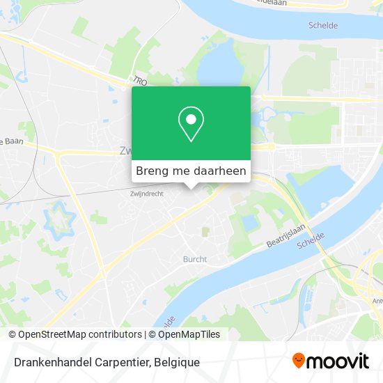 Drankenhandel Carpentier kaart
