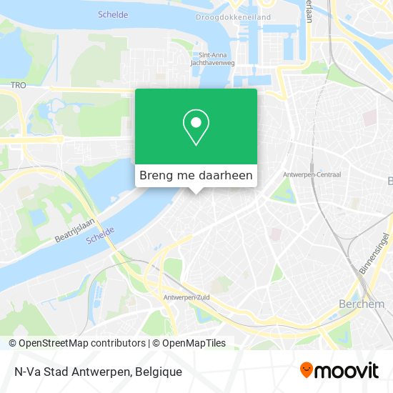 N-Va Stad Antwerpen kaart