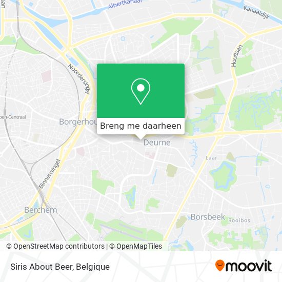 Siris About Beer kaart