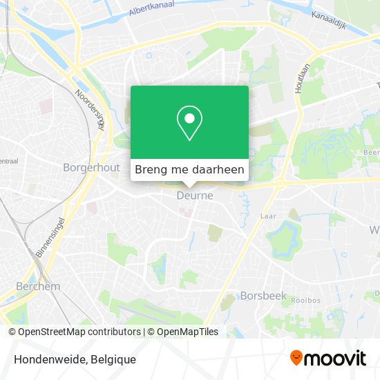 Hondenweide kaart