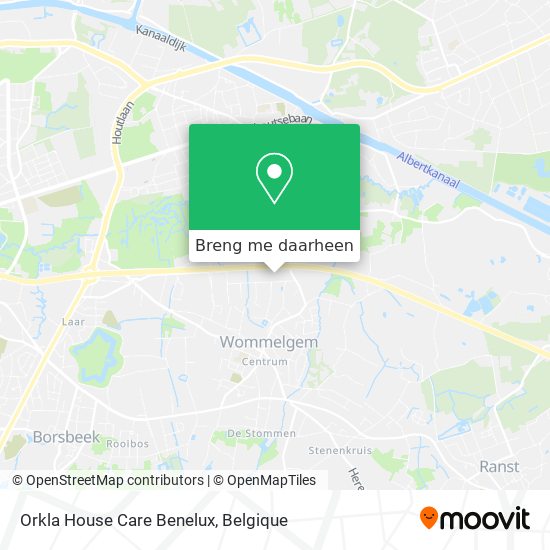 Orkla House Care Benelux kaart