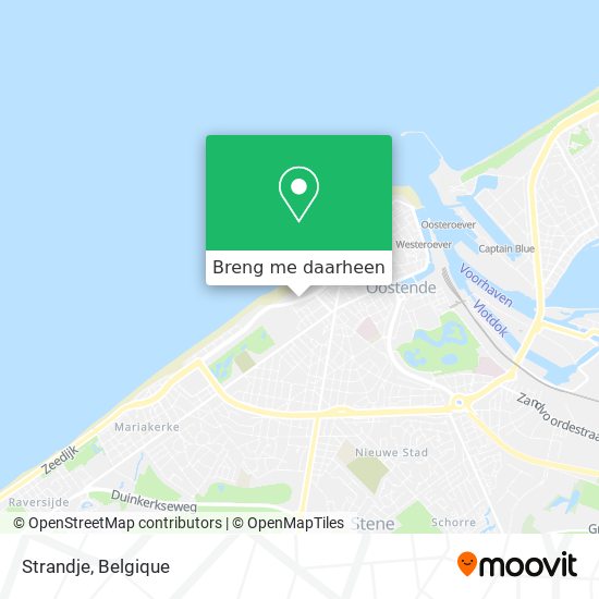 Strandje kaart