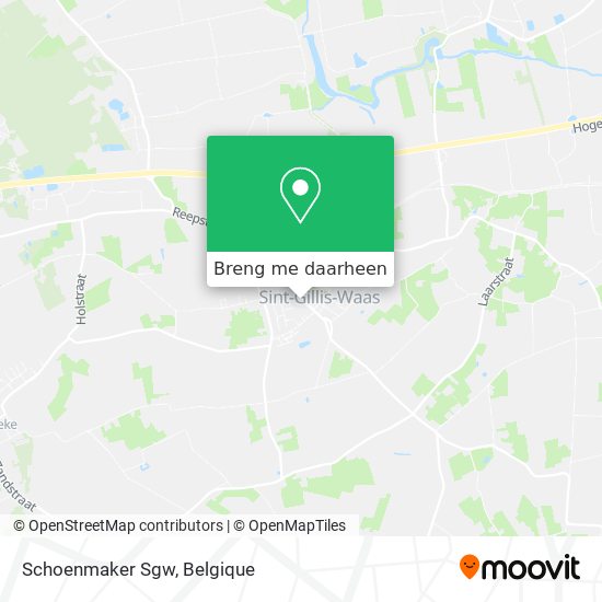 Schoenmaker Sgw kaart