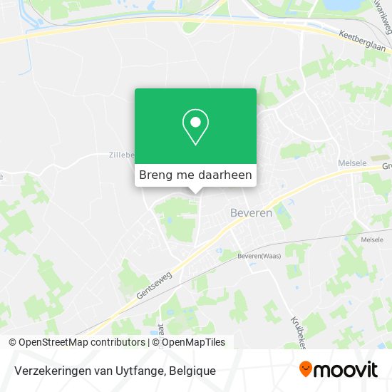 Verzekeringen van Uytfange kaart