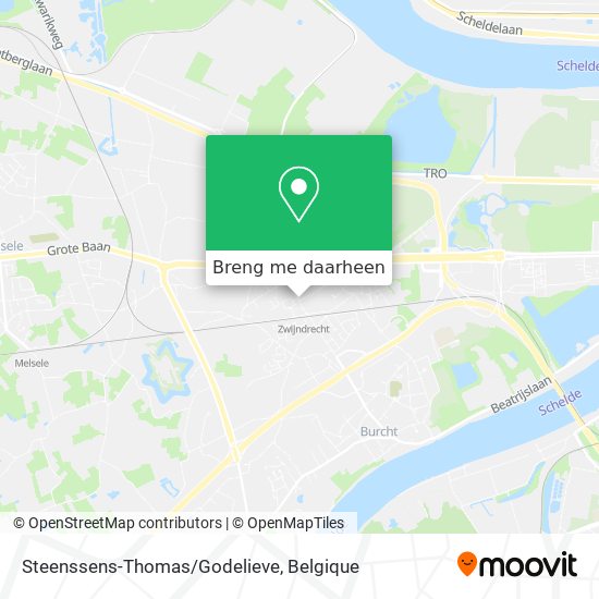 Steenssens-Thomas/Godelieve kaart