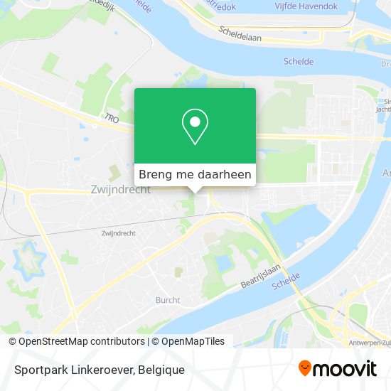 Sportpark Linkeroever kaart
