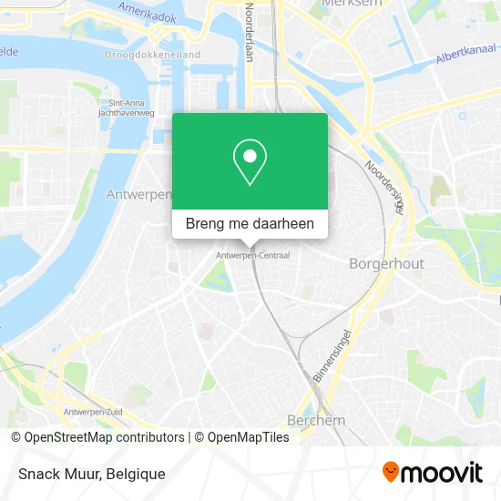 Snack Muur kaart