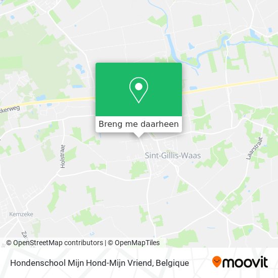 Hondenschool Mijn Hond-Mijn Vriend kaart