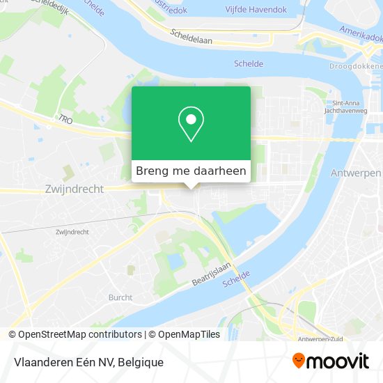 Vlaanderen Eén NV kaart