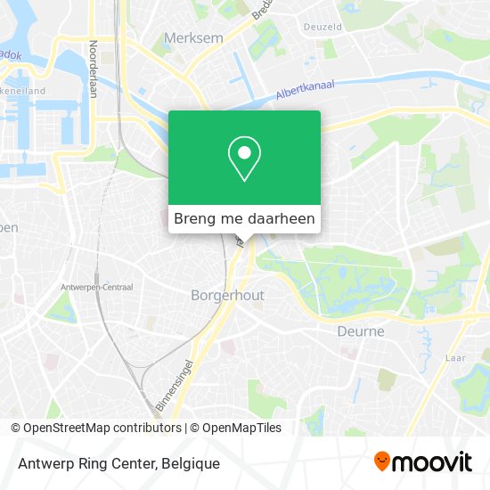 Antwerp Ring Center kaart