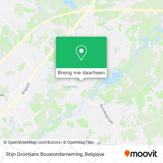 Stijn Grootjans Bouwonderneming kaart