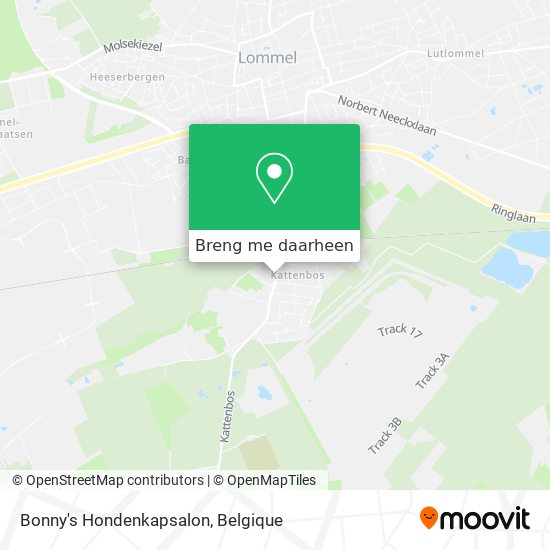 Bonny's Hondenkapsalon kaart