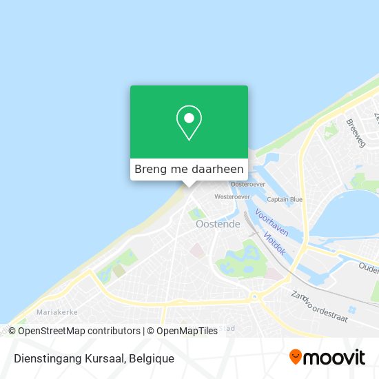 Dienstingang Kursaal kaart