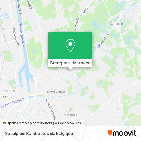 Speelplein Romboutswijk kaart