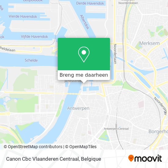 Canon Cbc Vlaanderen Centraal kaart