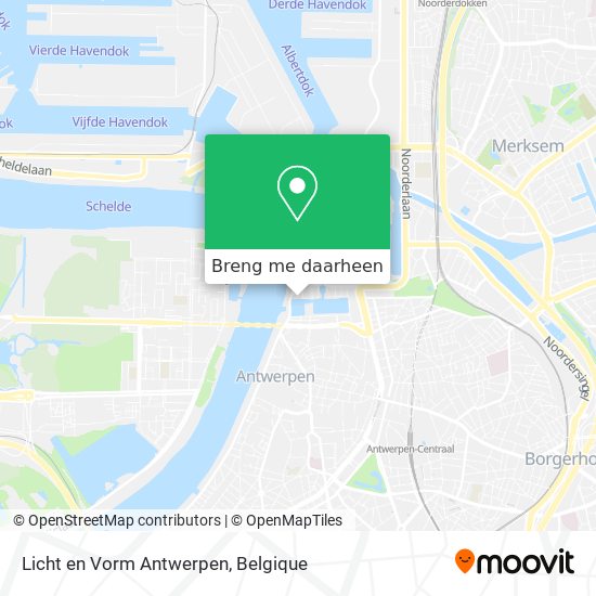 Licht en Vorm Antwerpen kaart