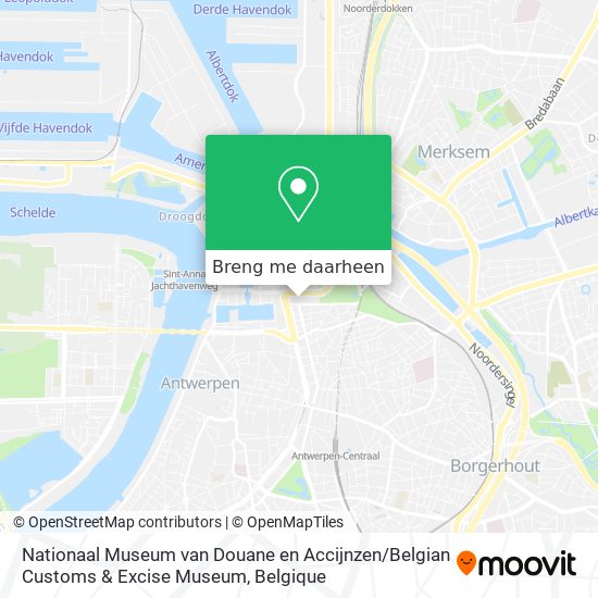 Nationaal Museum van Douane en Accijnzen / Belgian Customs & Excise Museum kaart