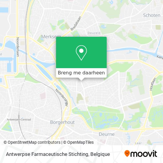 Antwerpse Farmaceutische Stichting kaart