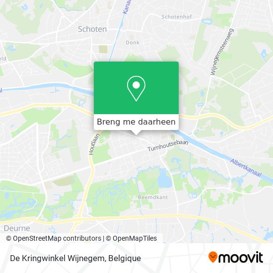 De Kringwinkel Wijnegem kaart