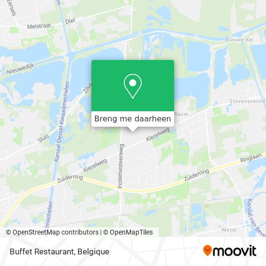Buffet Restaurant kaart