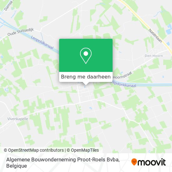 Algemene Bouwonderneming Proot-Roels Bvba kaart