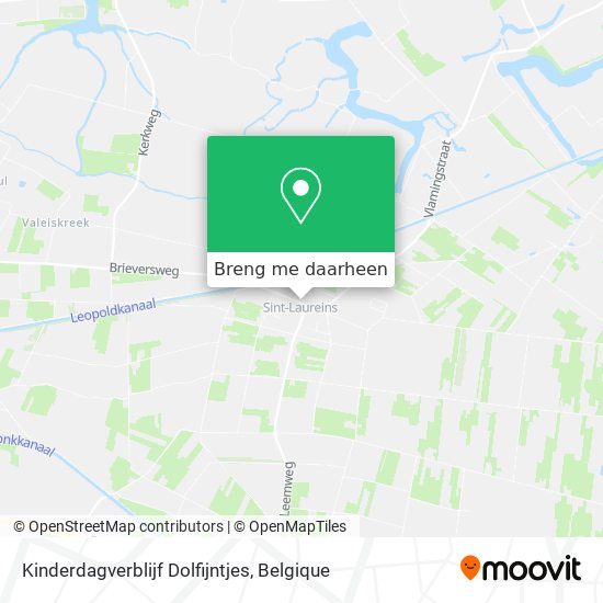 Kinderdagverblijf Dolfijntjes kaart