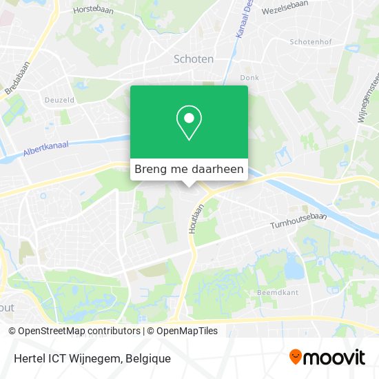 Hertel ICT Wijnegem kaart