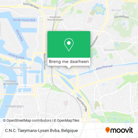 C.N.C. Taeymans-Lysen Bvba kaart