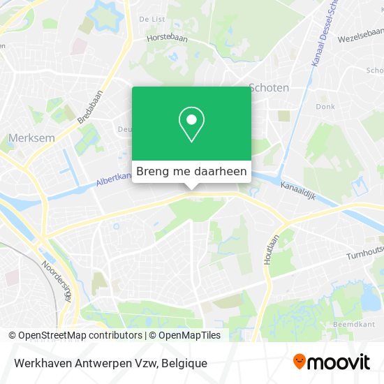 Werkhaven Antwerpen Vzw kaart