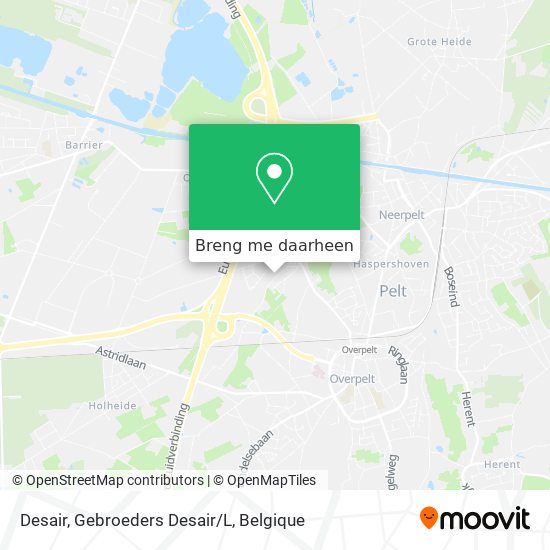 Desair, Gebroeders Desair/L kaart