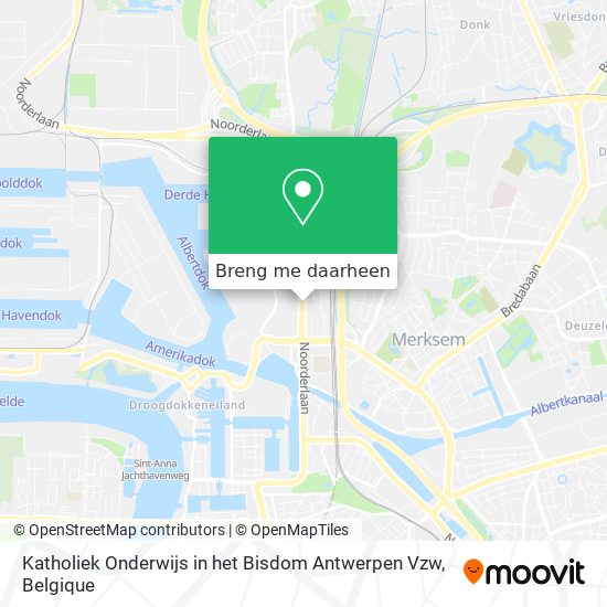 Katholiek Onderwijs in het Bisdom Antwerpen Vzw kaart