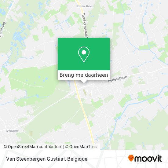 Van Steenbergen Gustaaf kaart