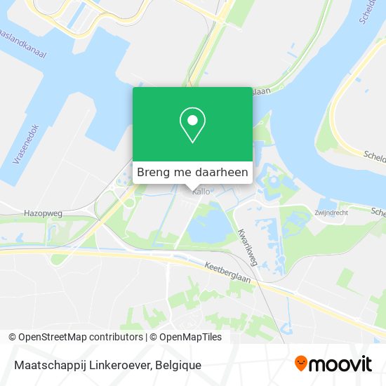 Maatschappij Linkeroever kaart