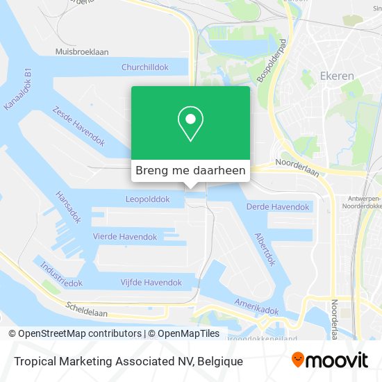 Tropical Marketing Associated NV kaart