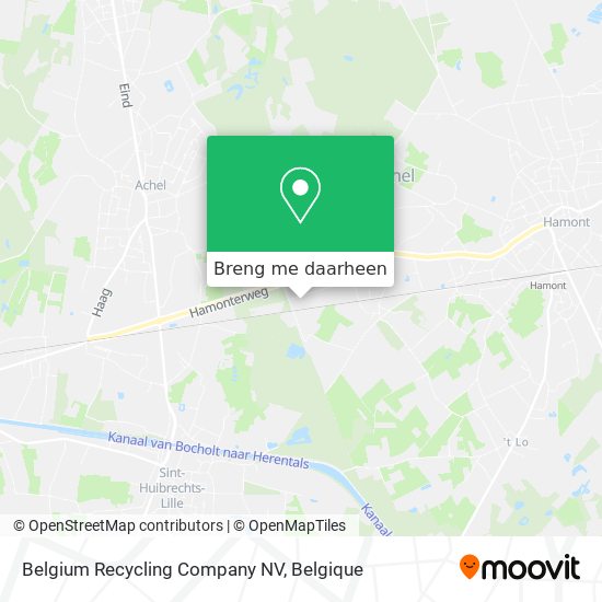 Belgium Recycling Company NV kaart