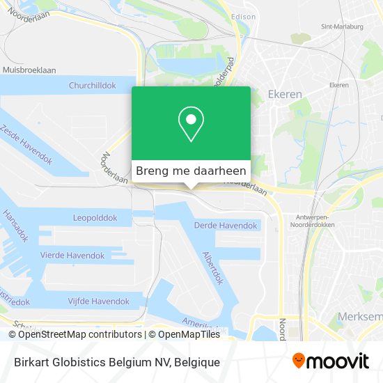 Birkart Globistics Belgium NV kaart